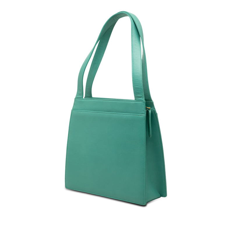 Lambskin Logo Tote - Image 2