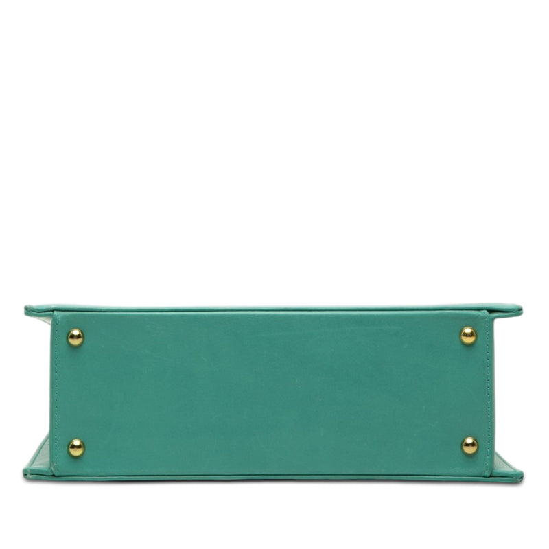 Lambskin Logo Tote - Image 3