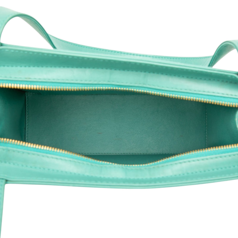 Lambskin Logo Tote - Image 4