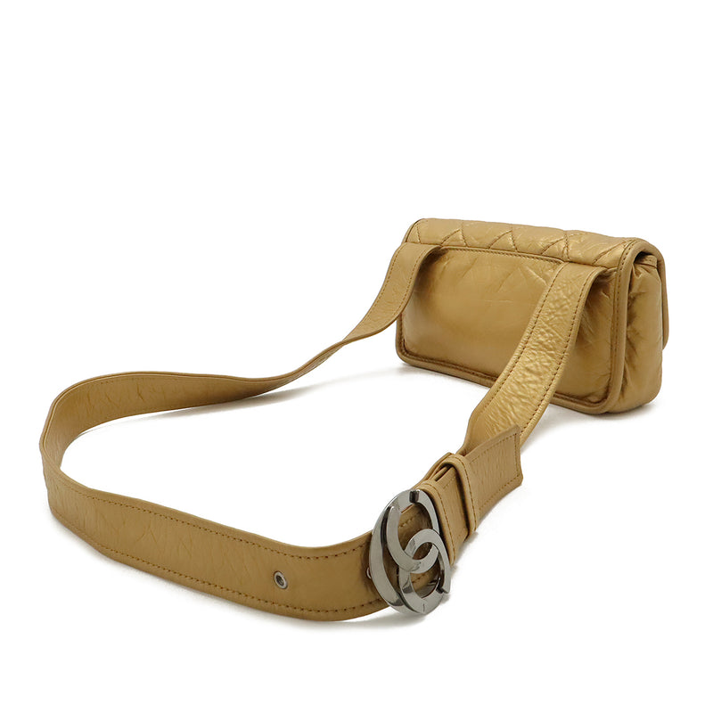 Quilted Aged Calfskin Vintage Ligne Messenger Flap - Image 2