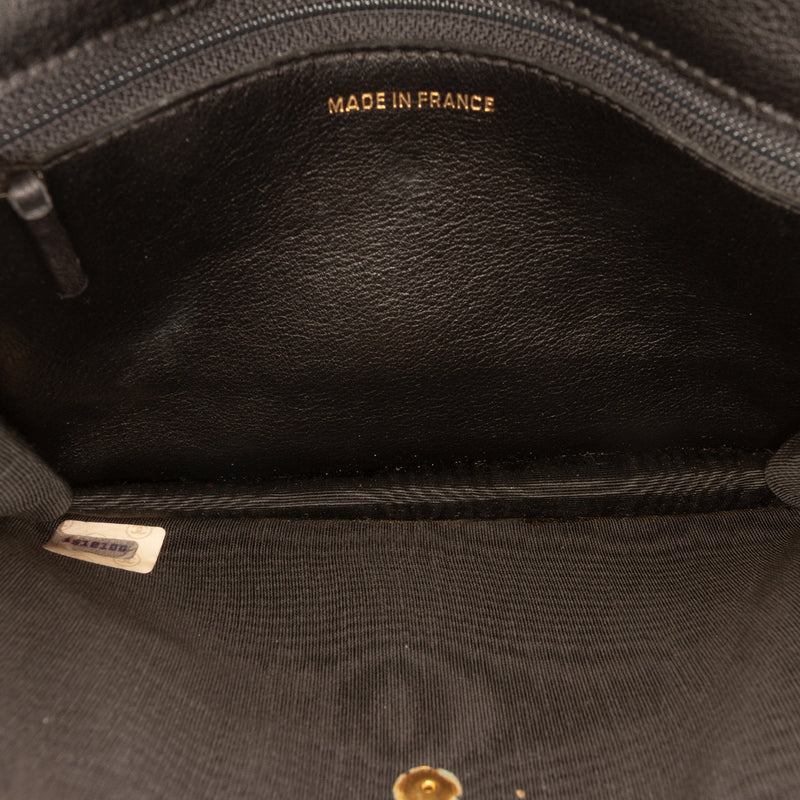 CC Satin Diamond Stitch Clutch - Image 4