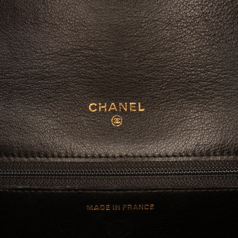 CC Satin Diamond Stitch Clutch - Image 5
