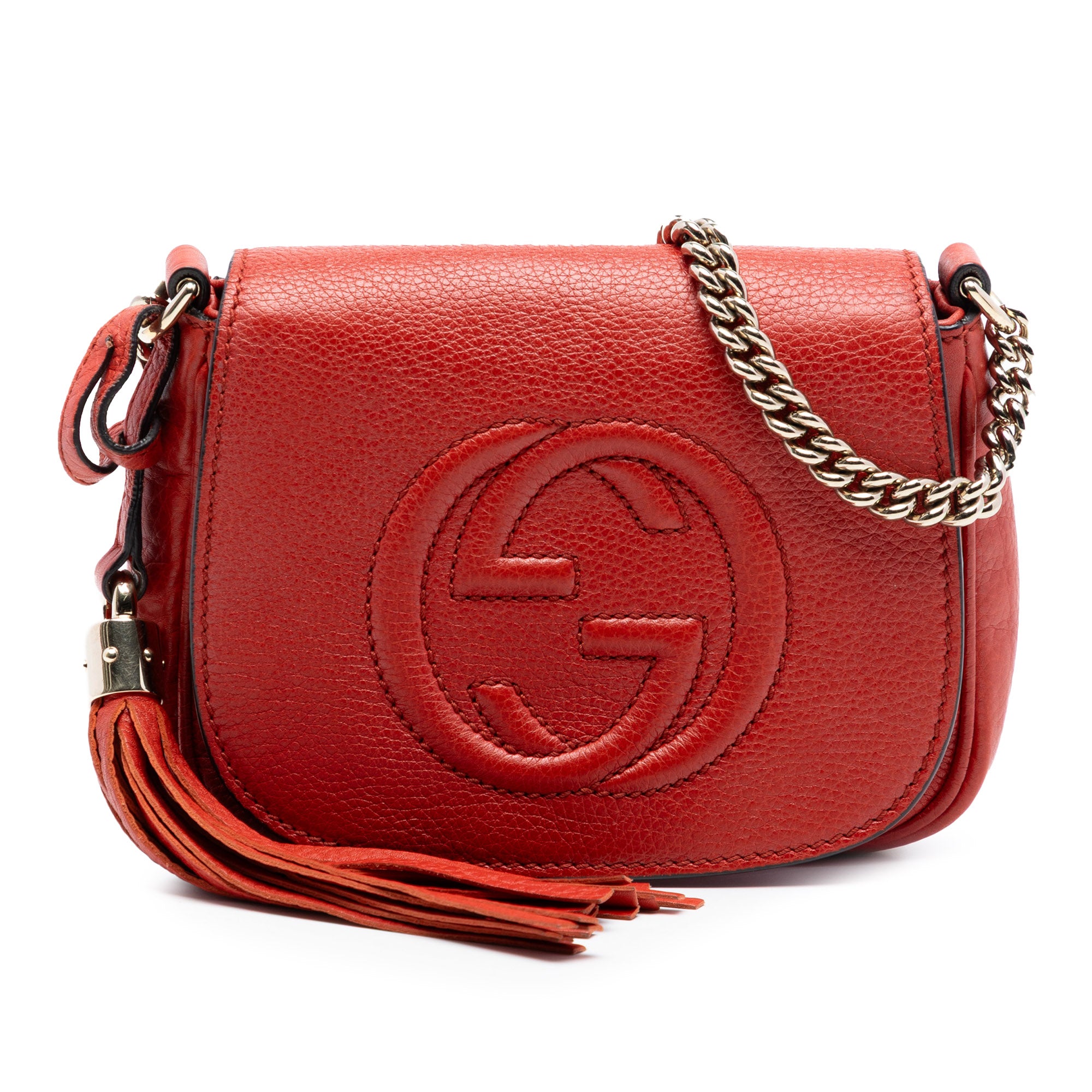 Small Leather Soho Chain Flap Crossbody - Image 1