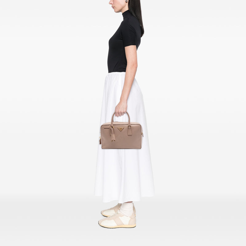 Saffiano Lux Bauletto Satchel - Image 6