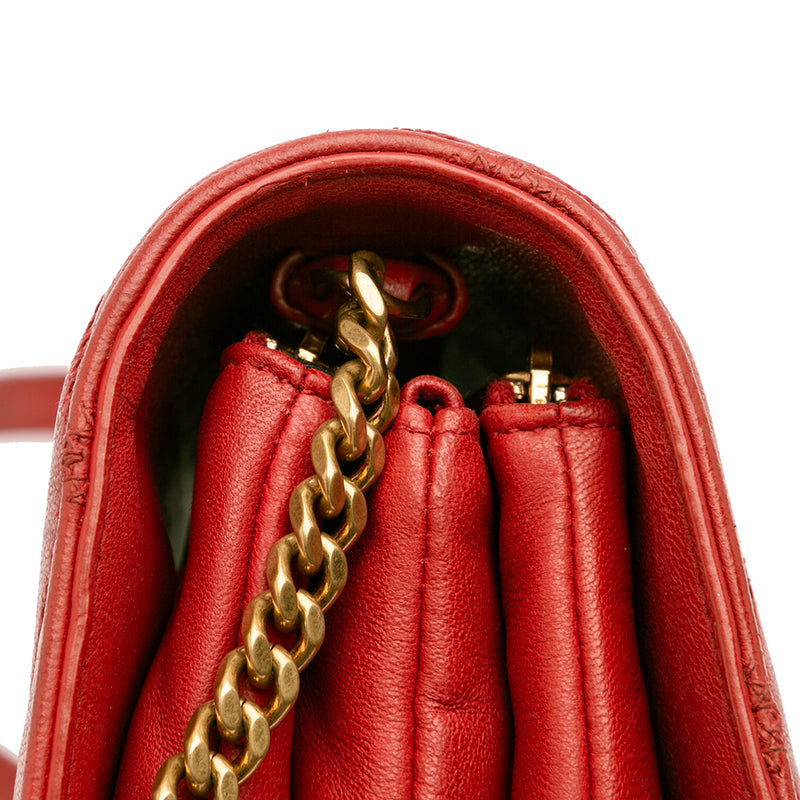 Diamond Quilted Lambskin Angie Chain Bag - Image 11