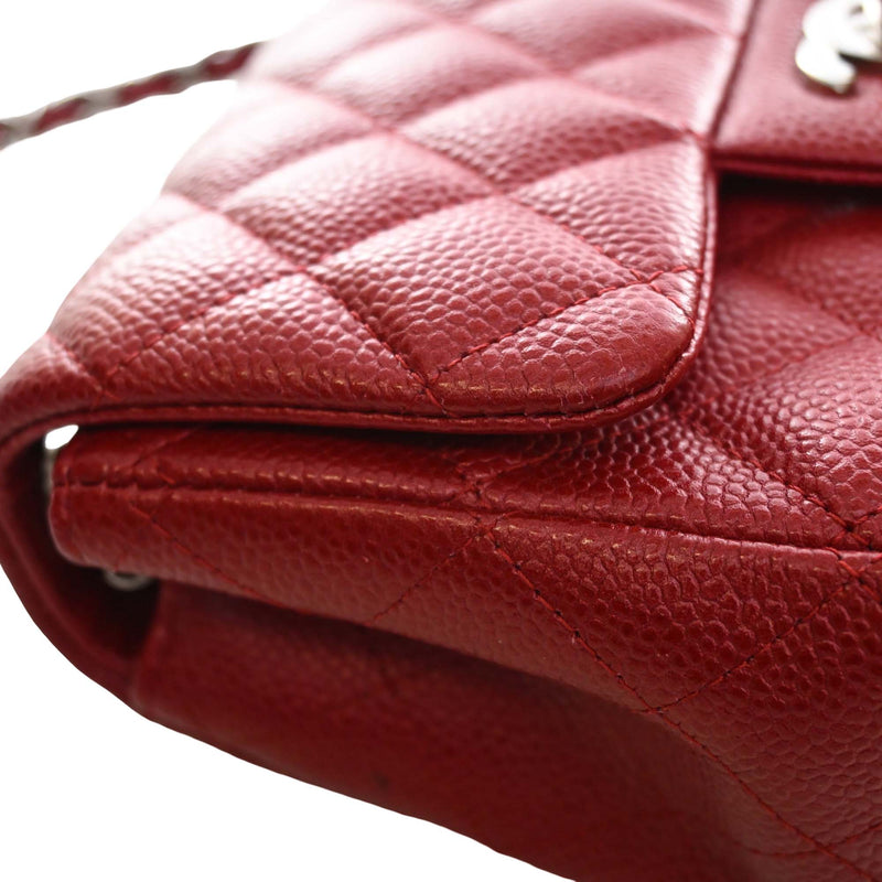 Mini Square Classic Caviar Single Flap - Image 5