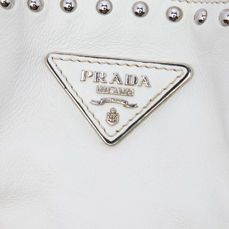 Soft Calf Studded Bucket Bag - Image 5
