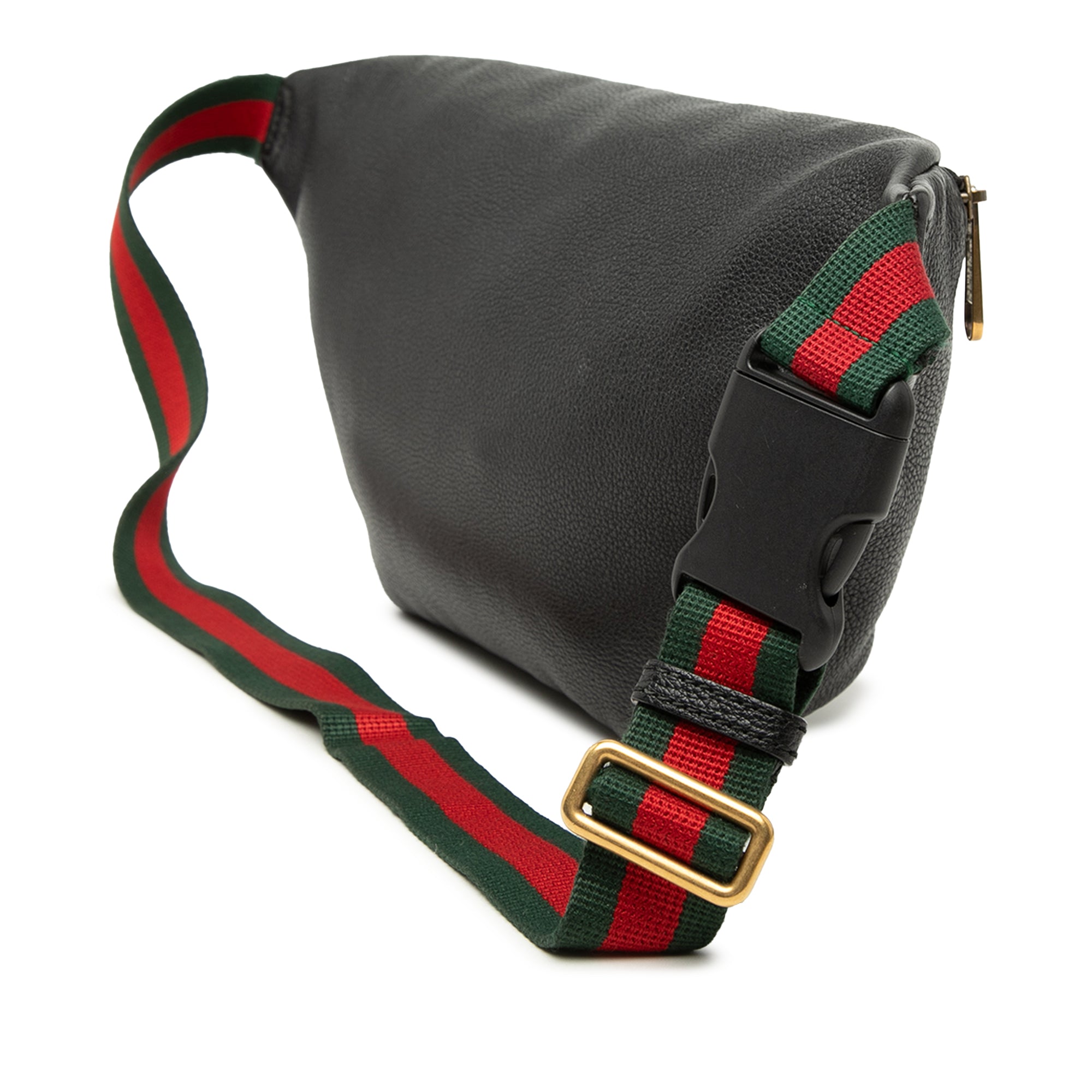 Grained Calfskin Web Logo Belt Bag - Image 2