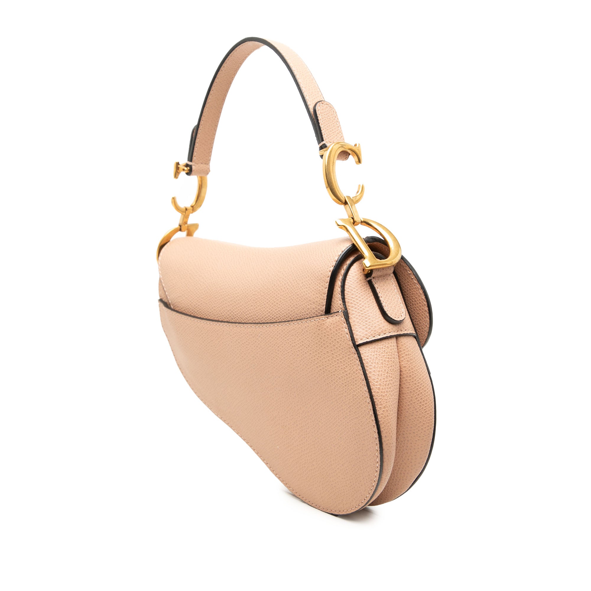 Mini Grained Calfskin Saddle Bag - Image 2