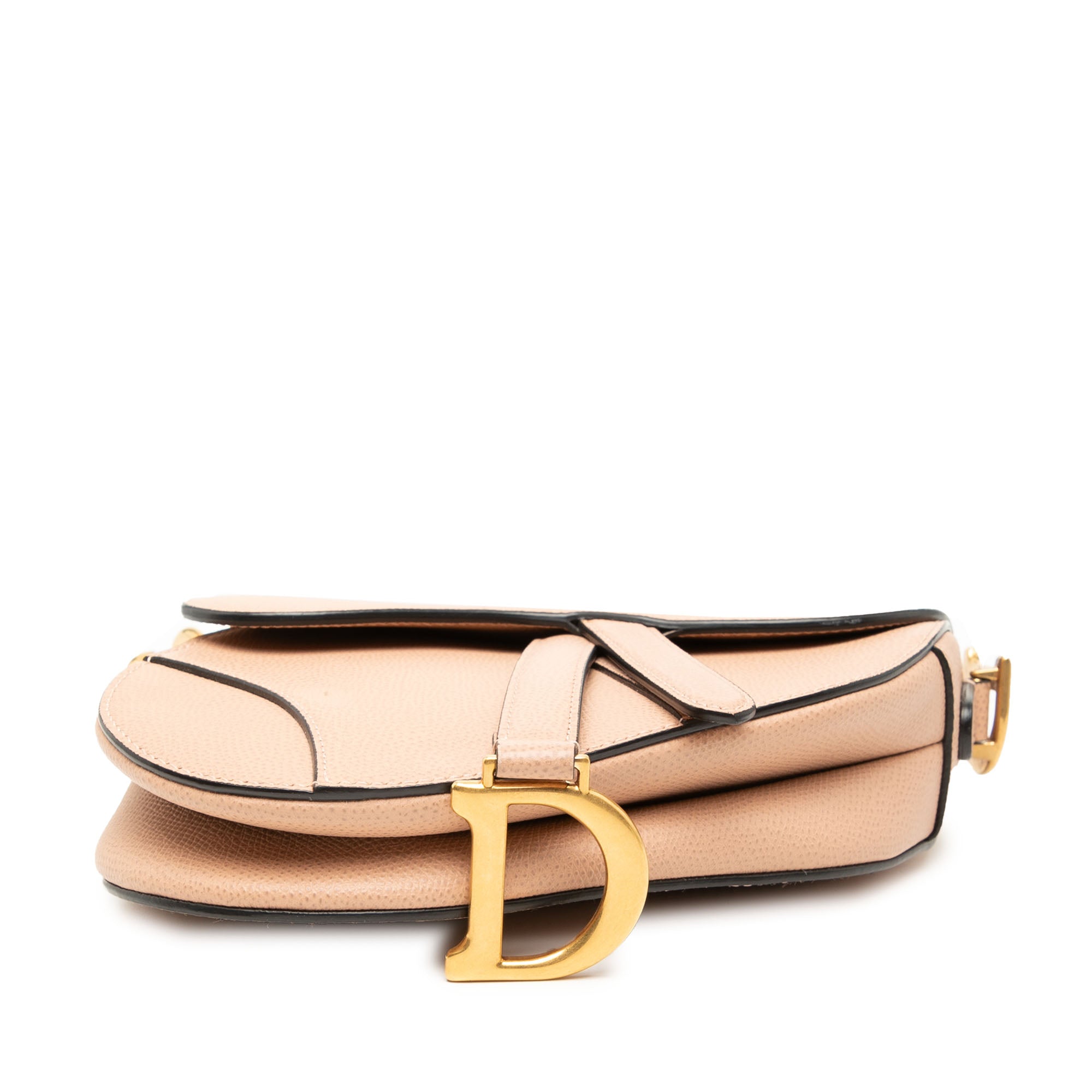 Mini Grained Calfskin Saddle Bag - Image 3