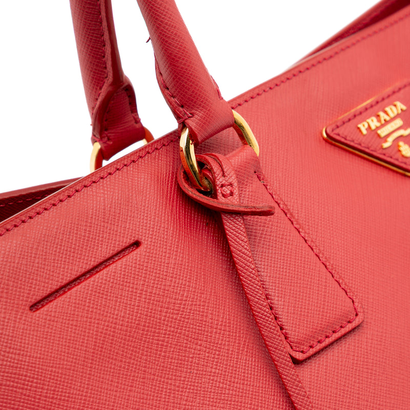Large Saffiano Lux Galleria Tote - Image 10