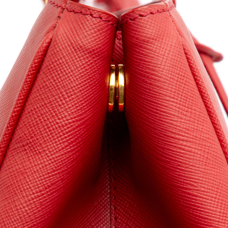 Large Saffiano Lux Galleria Tote - Image 9