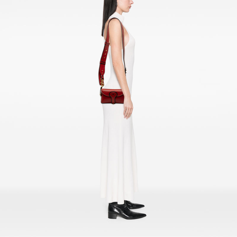Mini Leather D Bee Saddle Bag - Image 6
