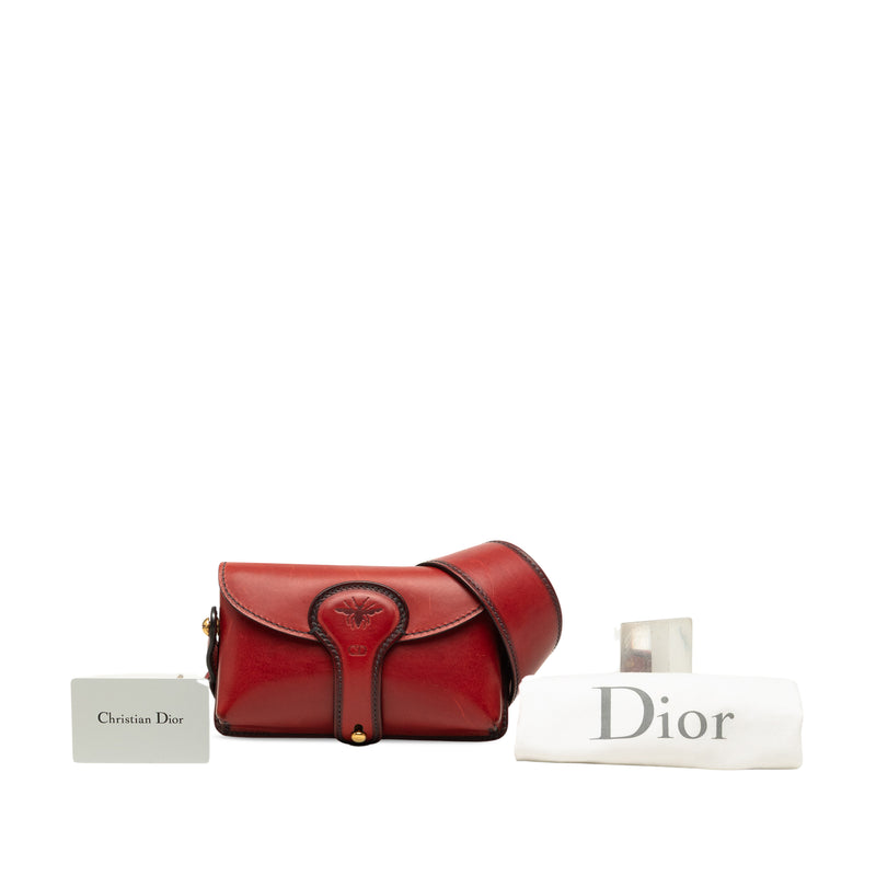 Mini Leather D Bee Saddle Bag - Image 7