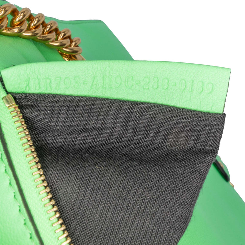 Zucca Embossed Leather Chain Midi Baguette - Image 7