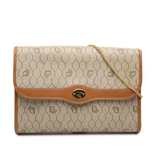 Honeycomb Coated Canvas Chain Crossbody - Image 1