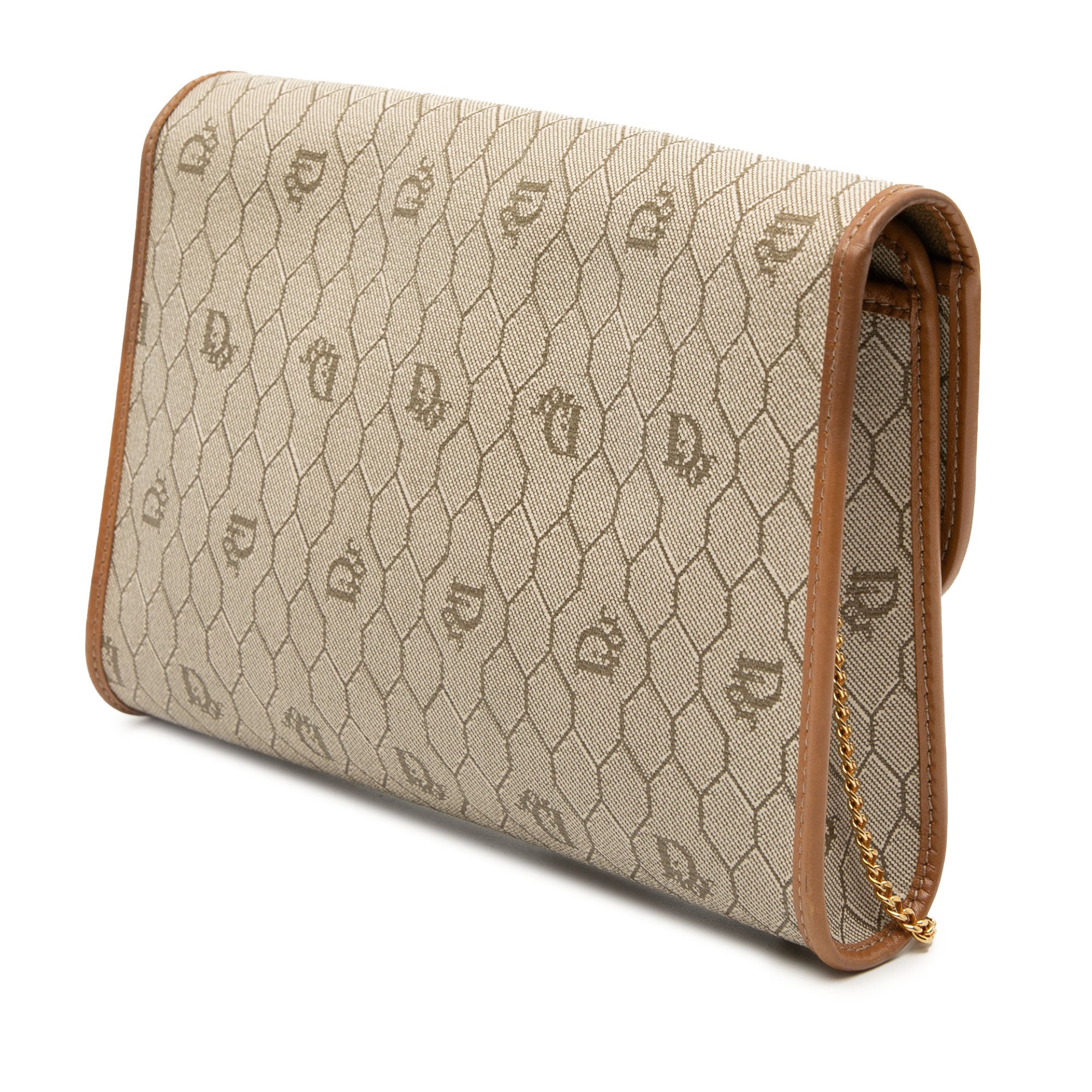 Honeycomb Coated Canvas Chain Crossbody - Image 2