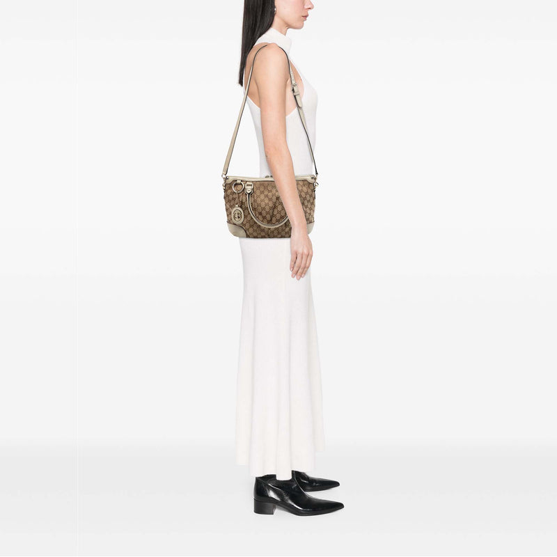 GG Canvas Sukey Satchel - Image 6