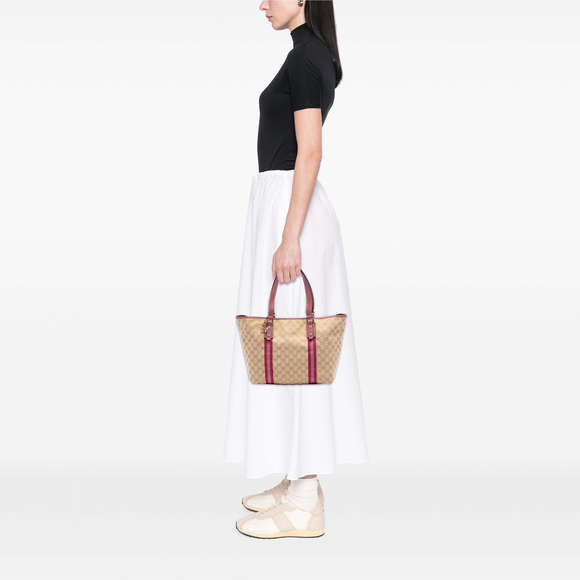 Large GG Canvas Jolicoeur Tote - Image 6