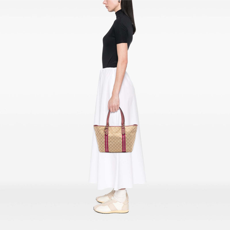 Large GG Canvas Jolicoeur Tote - Image 6