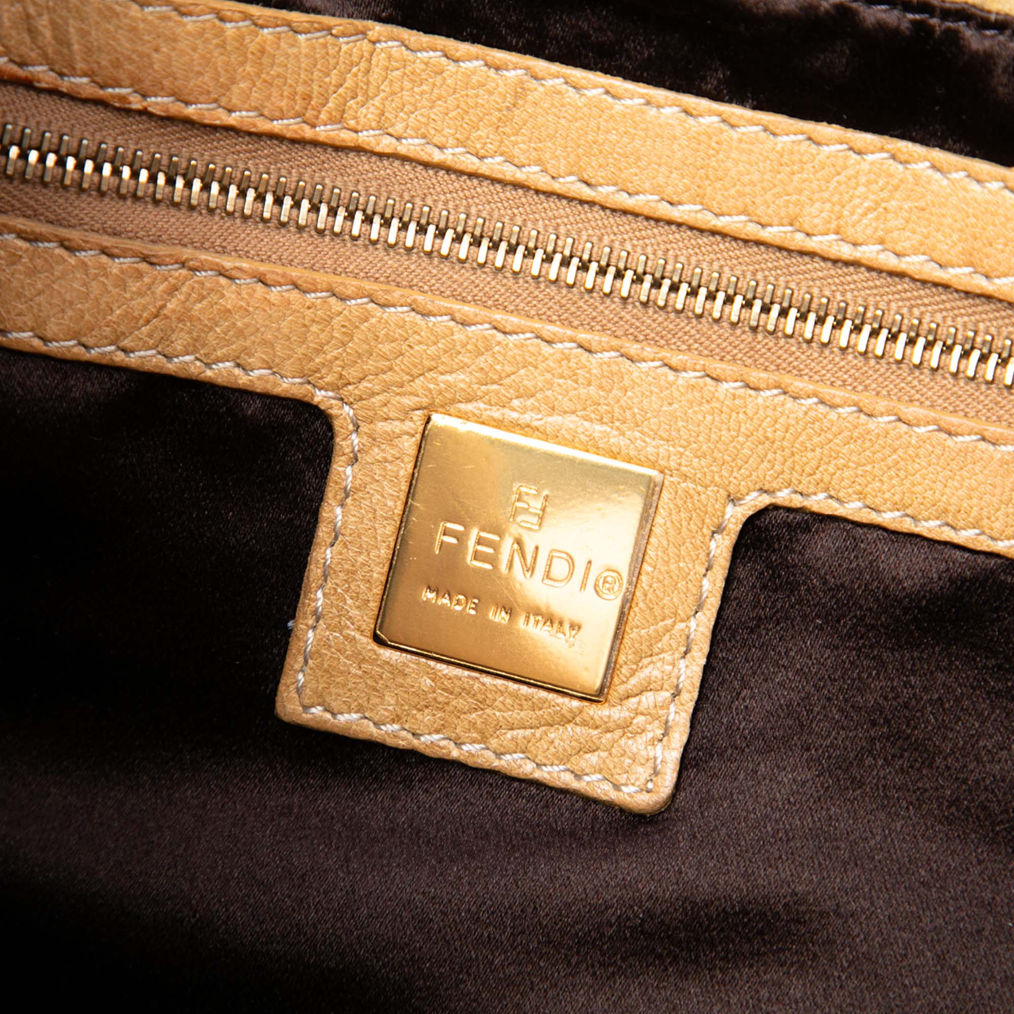 Suede FF Shoulder Bag - Image 5