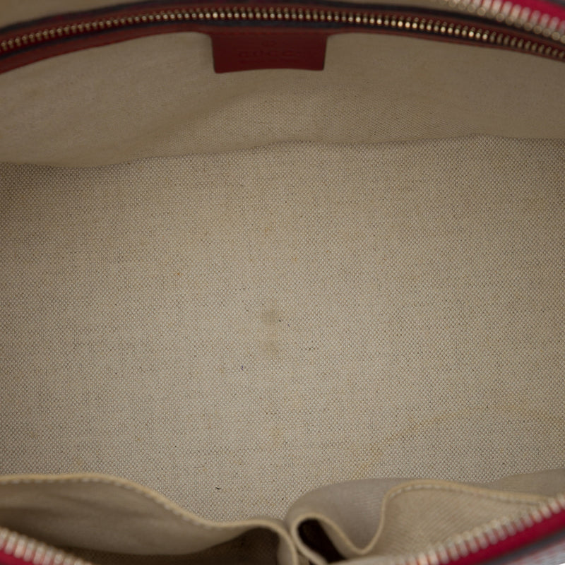 Large Microguccissima Patent Nice Dome Satchel - Image 4