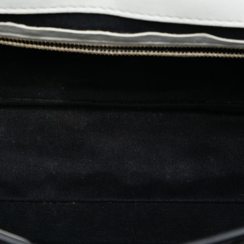 Joshua Vides California Sky Medium Embossed Leather Baguette Satchel - Image 4