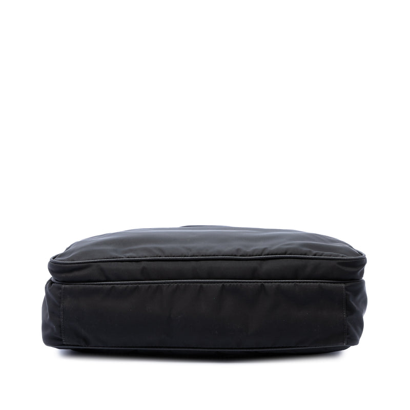 Saffiano Trimmed Tessuto Convertible Tote - Image 3