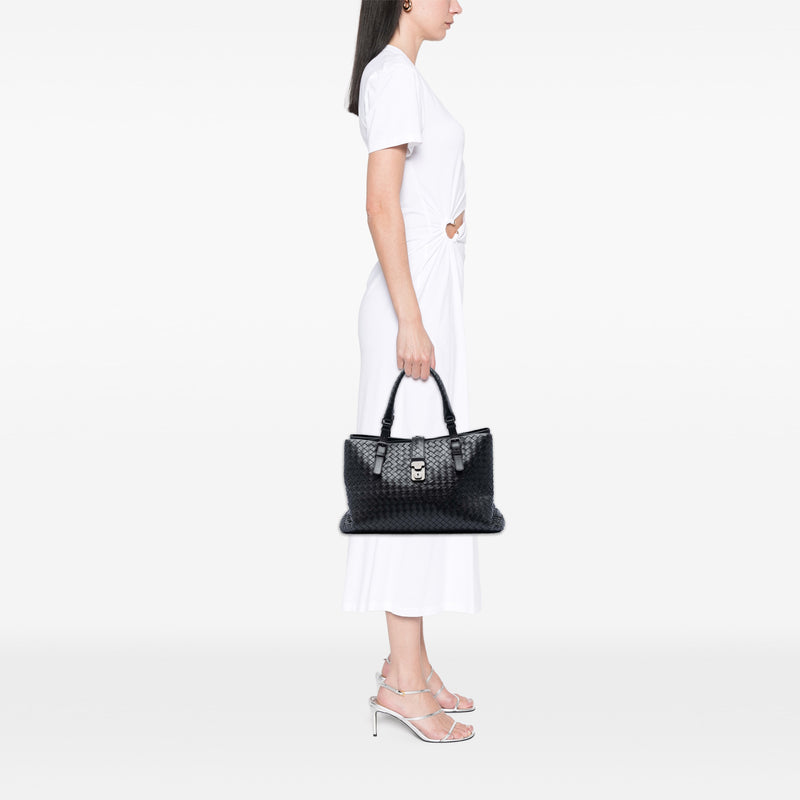 Medium Nappa Intrecciato Roma Tote - Image 6