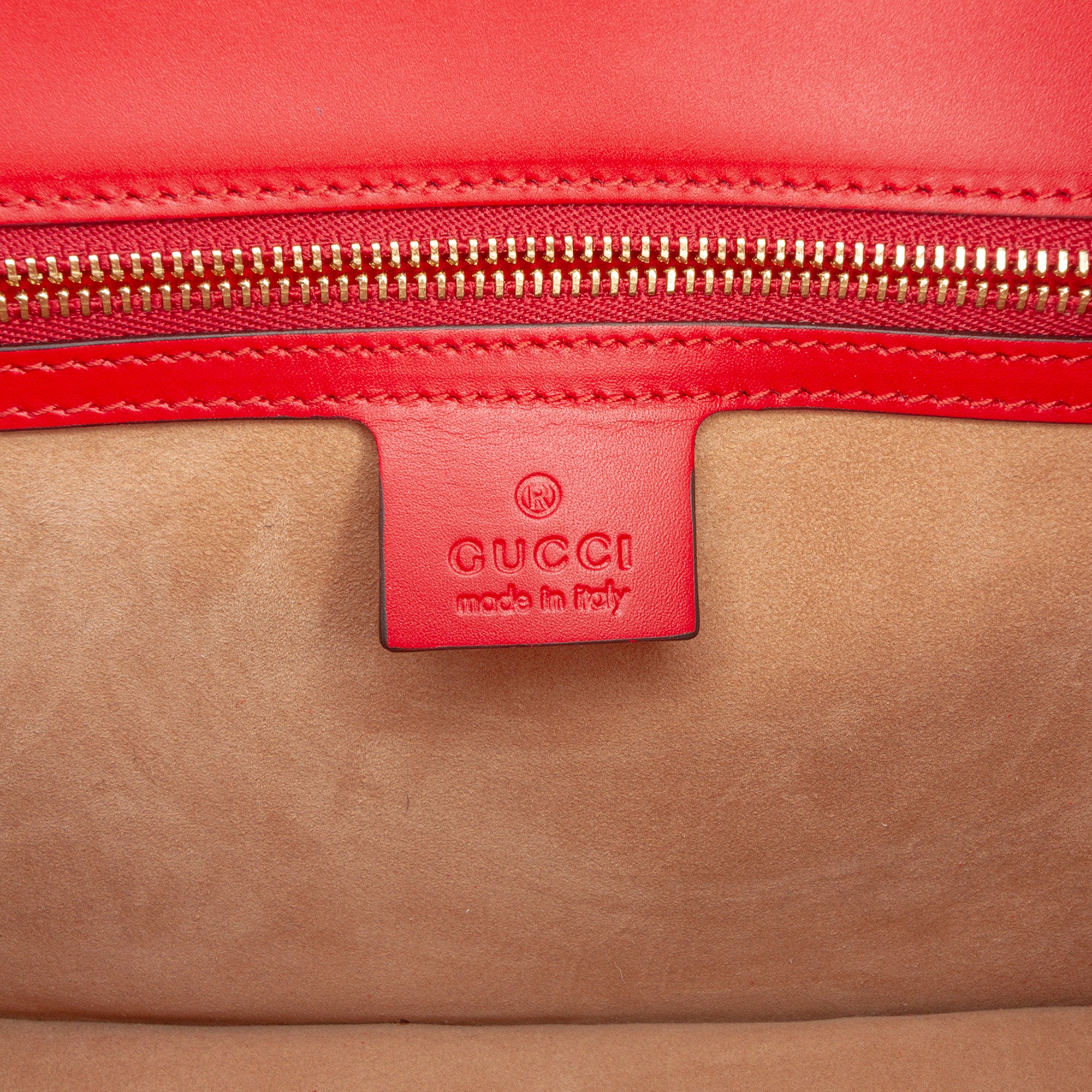 Small Leather Sylvie Web Satchel - Image 5