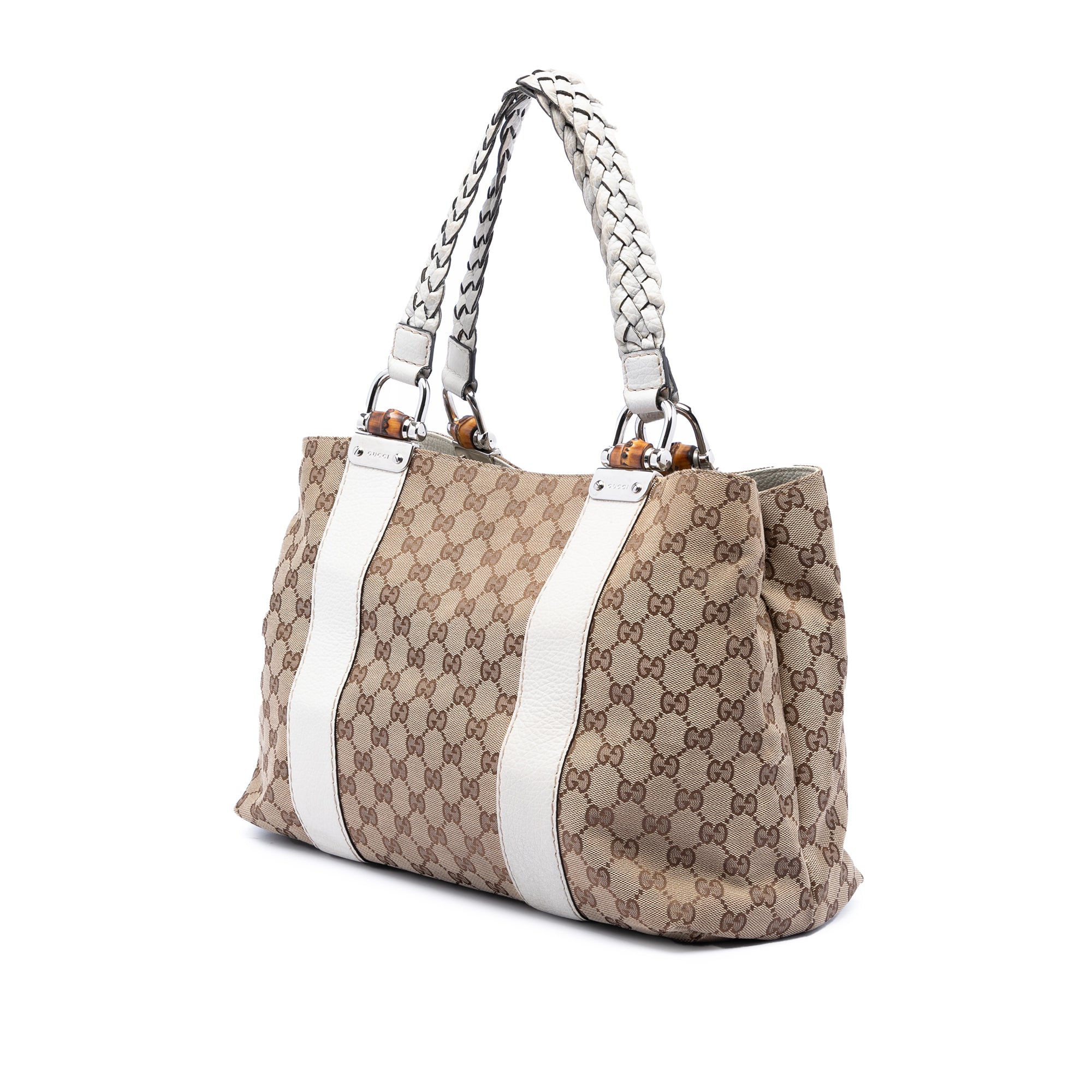 Medium GG Canvas Bamboo Libeccio Tote - Image 2