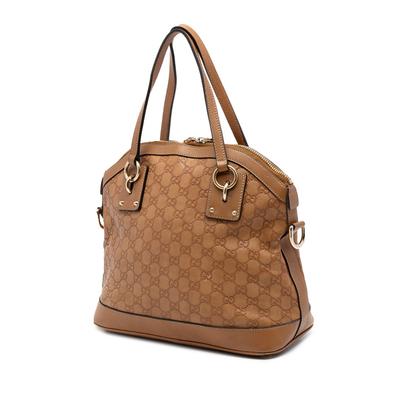 Medium Guccissima Charm Dome Satchel - Image 2