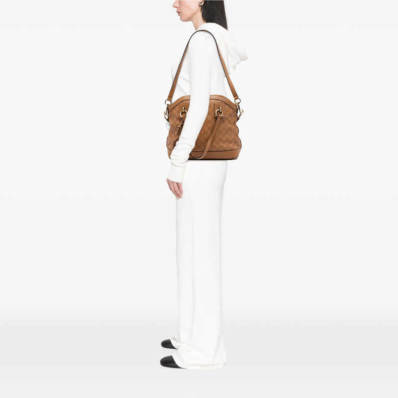 Medium Guccissima Charm Dome Satchel - Image 6