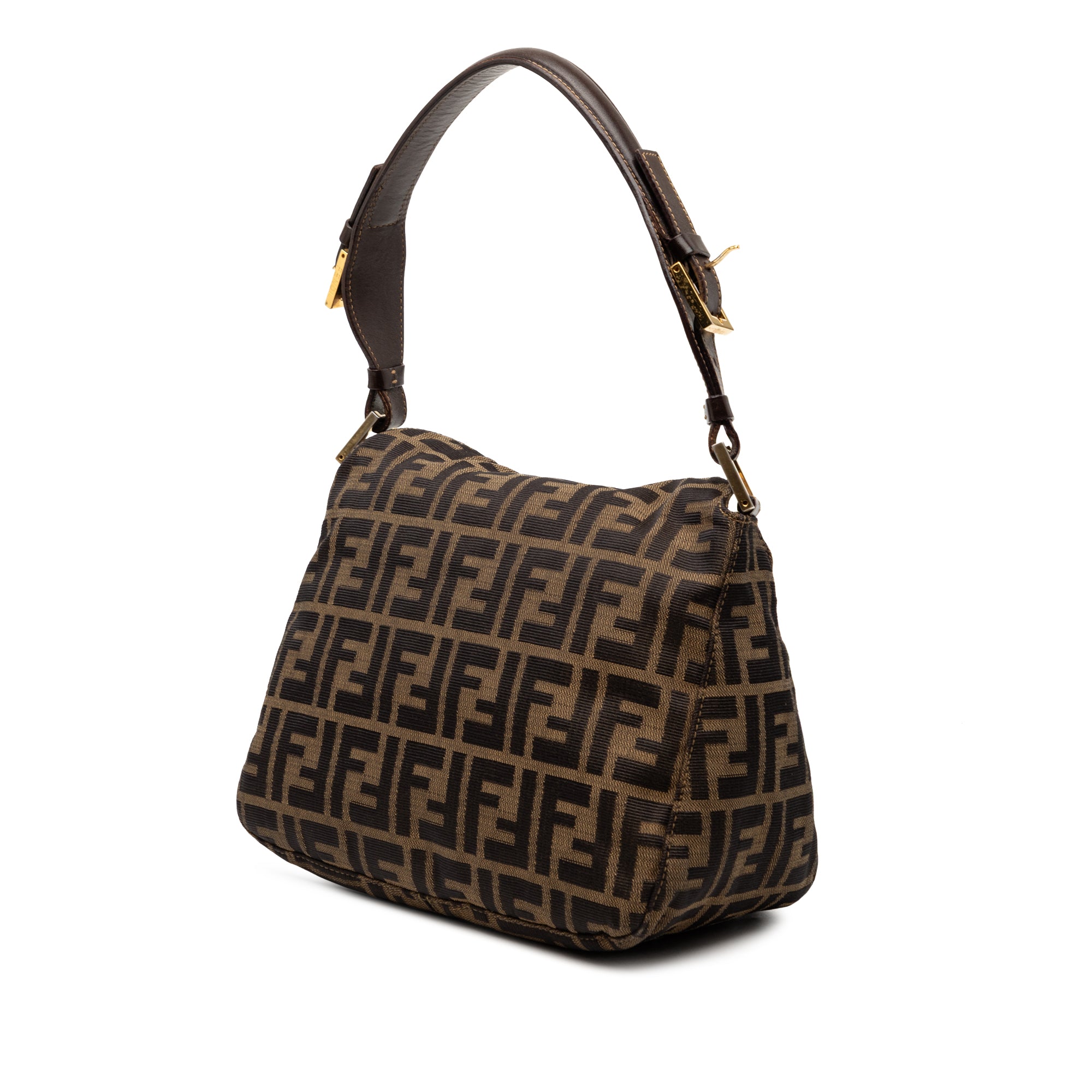 Zucca Canvas Double Flap Shoulder Bag - Image 2