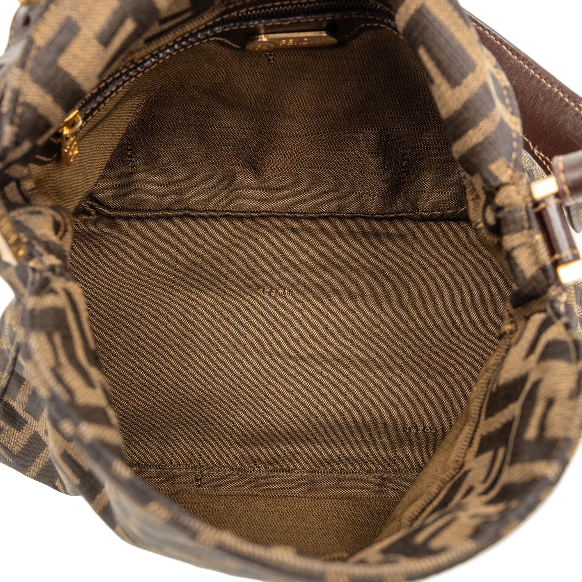 Zucca Canvas Double Flap Shoulder Bag - Image 4