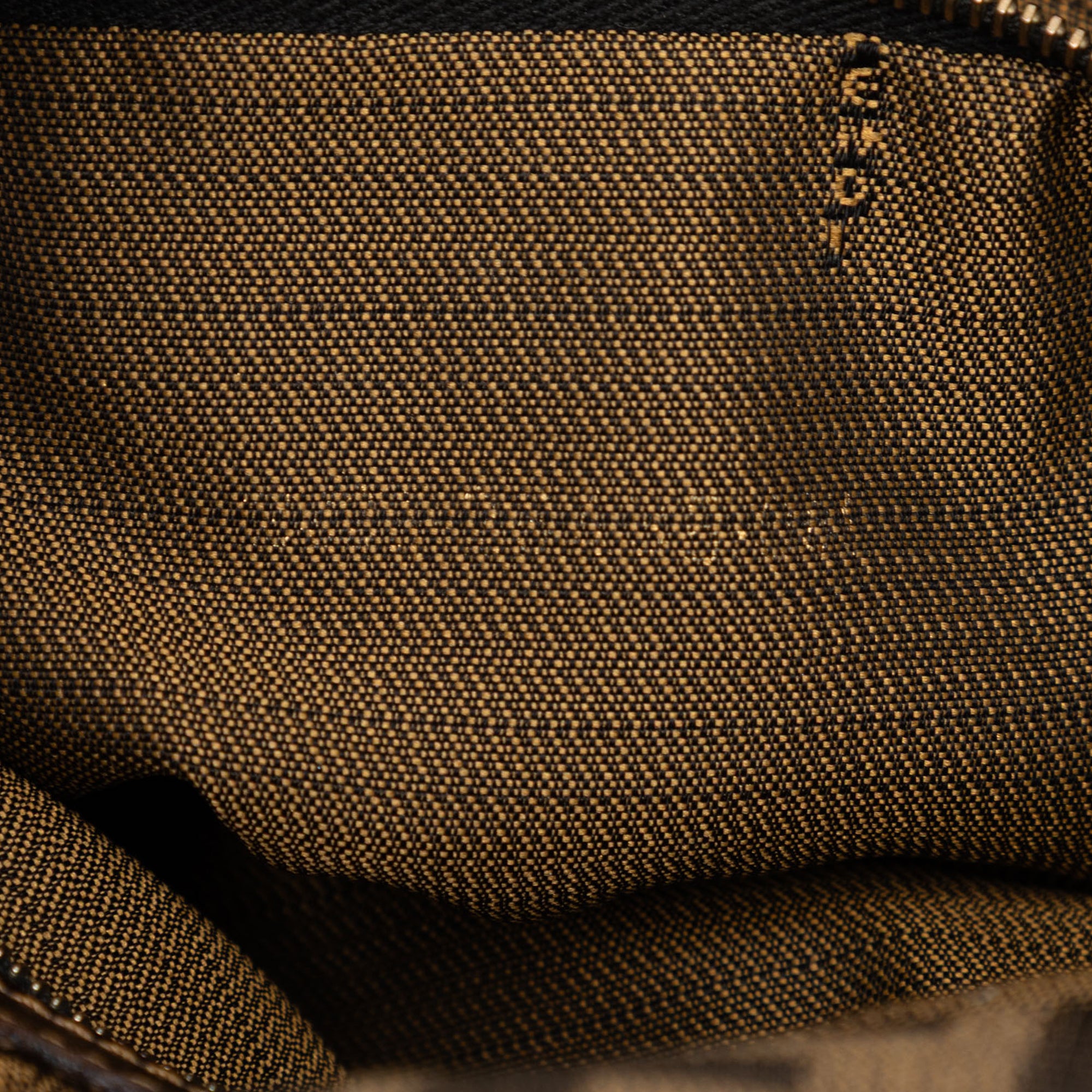 Zucca Canvas Double Flap Shoulder Bag - Image 6