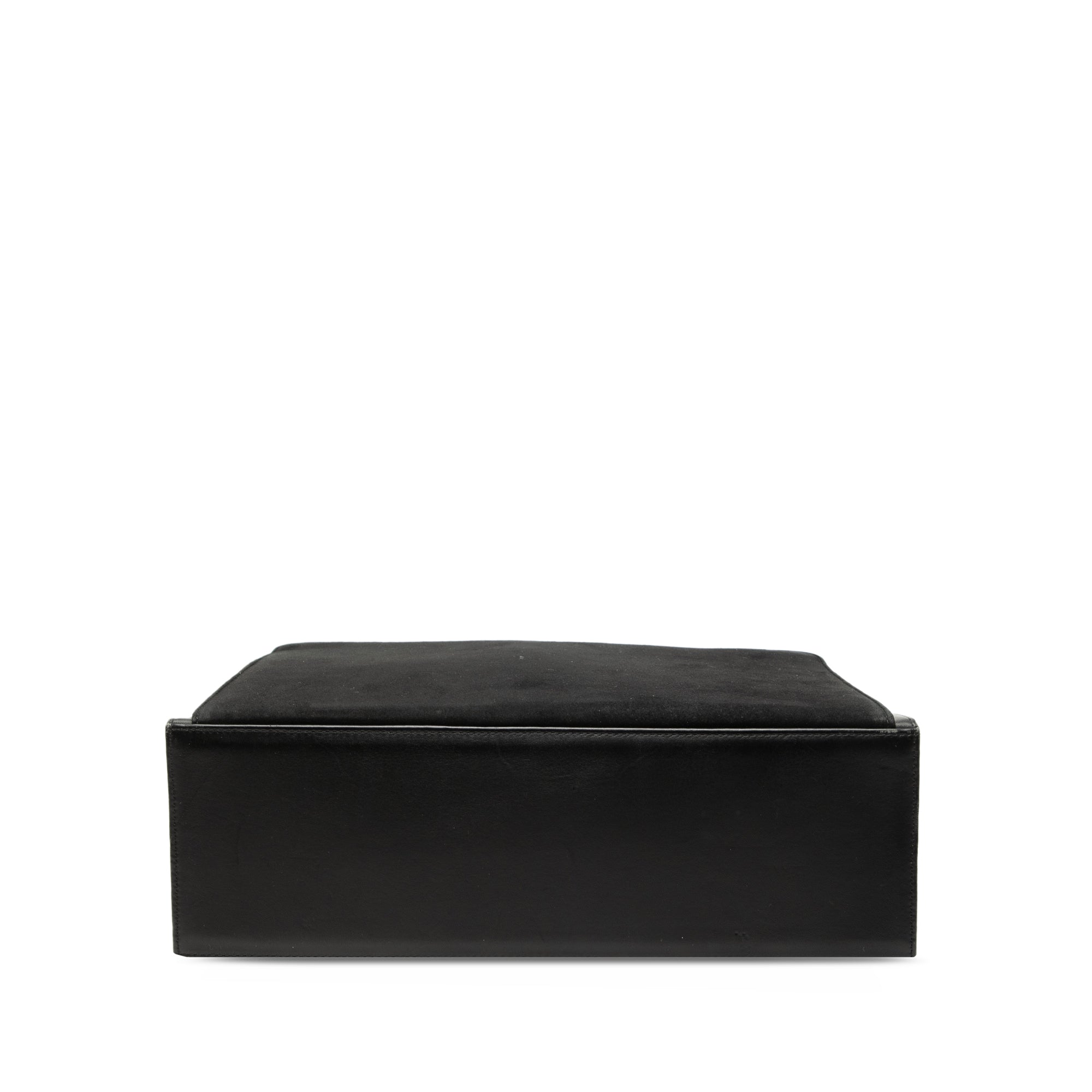 Leather and Tribute Suede Top Handle Bag - Image 3