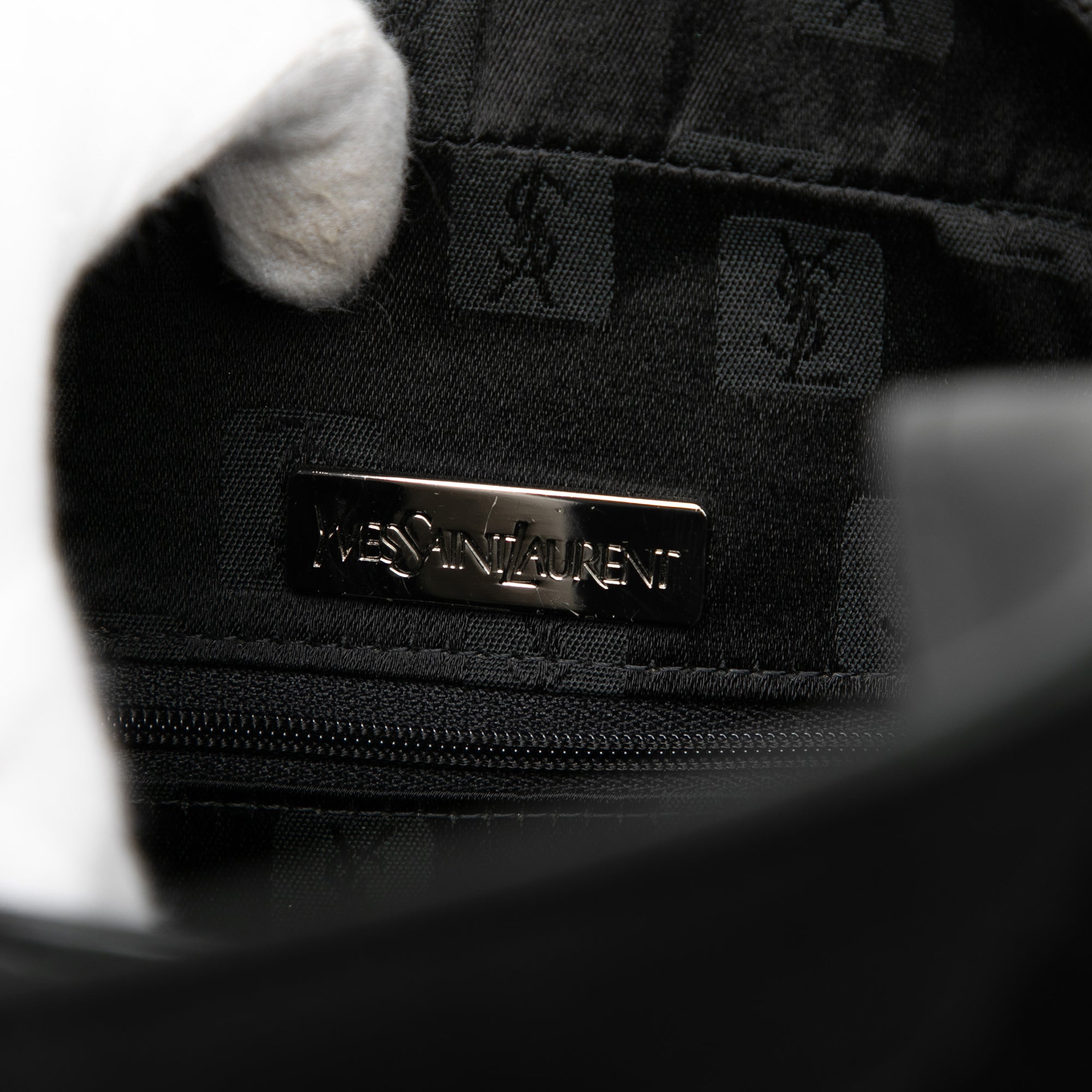 Leather and Tribute Suede Top Handle Bag - Image 5