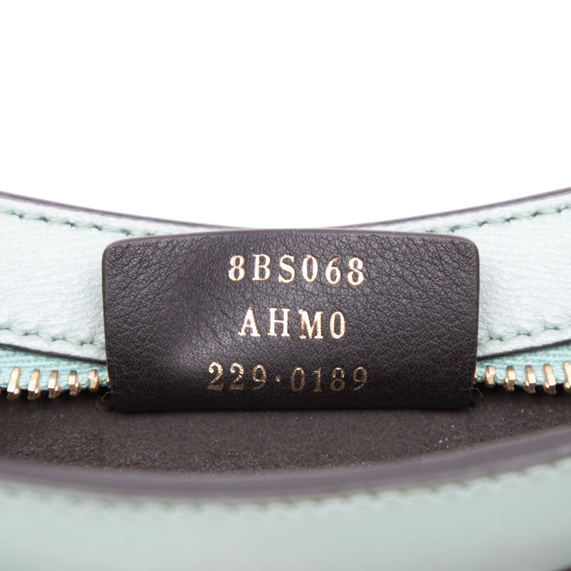 Leather O Lock Swing Satchel - Image 6