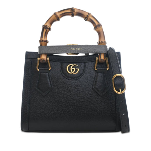 Mini Calfskin Bamboo Diana Satchel - Image 1