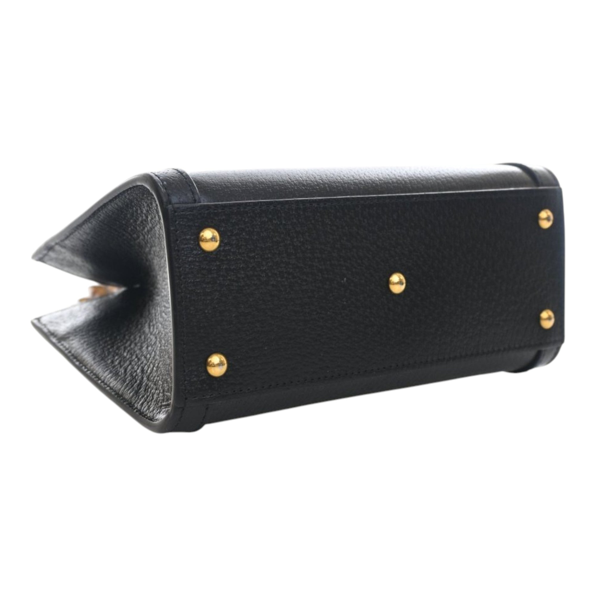 Mini Calfskin Bamboo Diana Satchel - Image 10