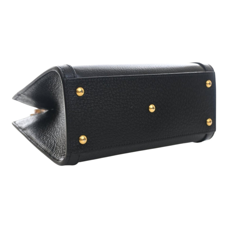 Mini Calfskin Bamboo Diana Satchel - Image 10