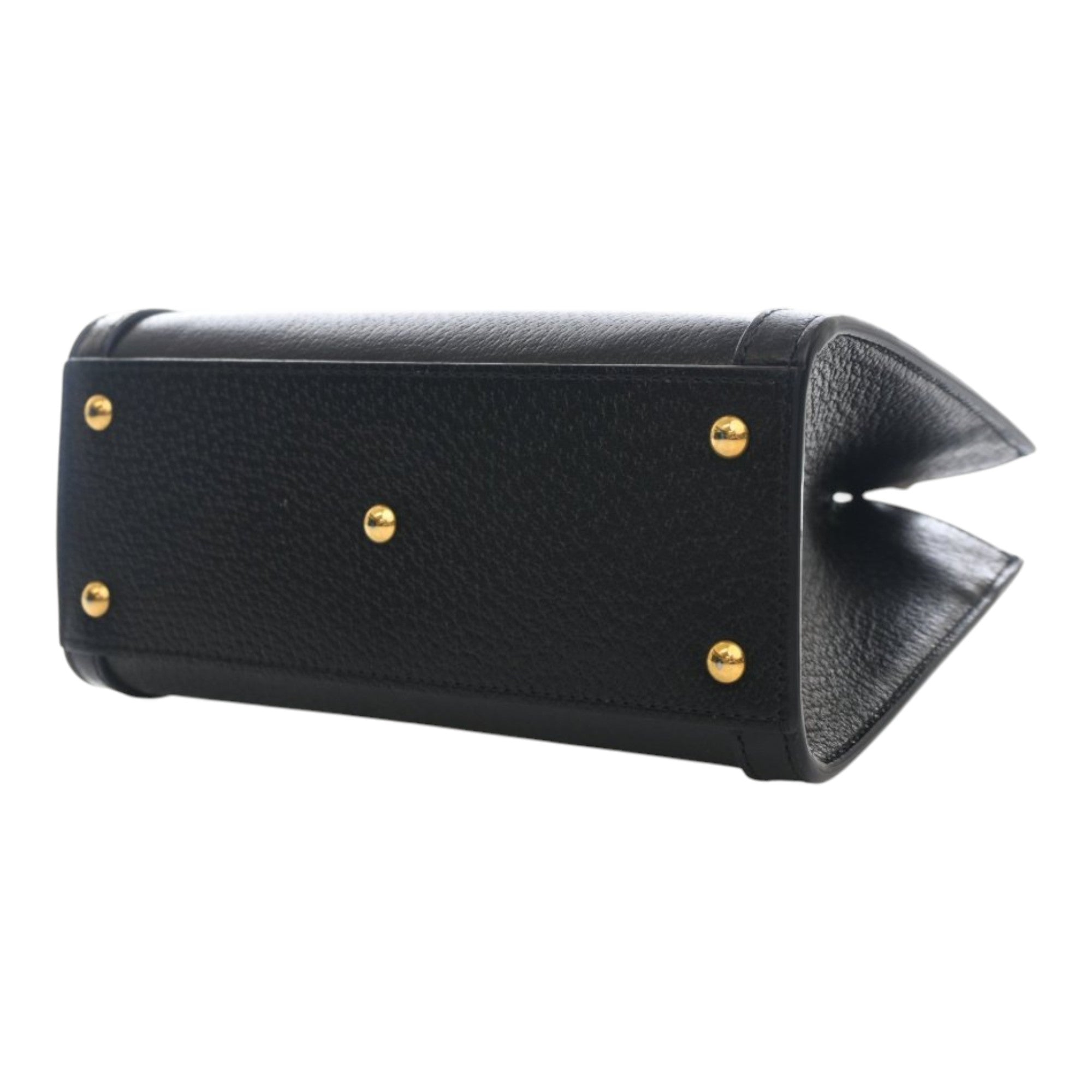 Mini Calfskin Bamboo Diana Satchel - Image 11