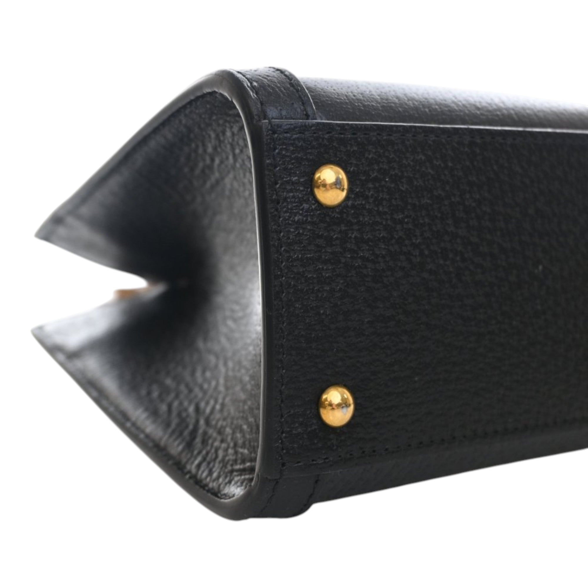 Mini Calfskin Bamboo Diana Satchel - Image 8