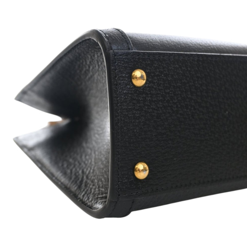 Mini Calfskin Bamboo Diana Satchel - Image 8