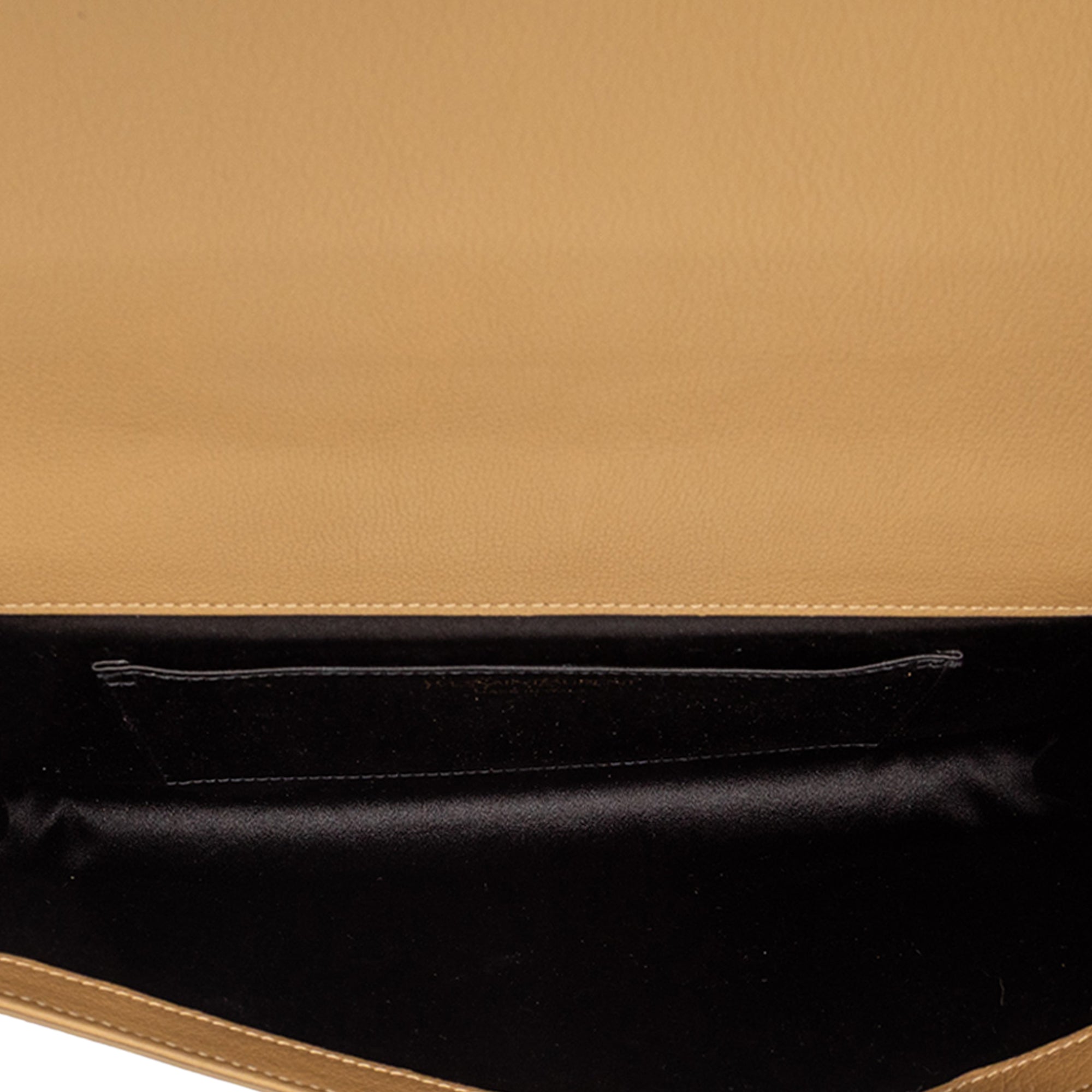Large Calfskin Monogram Belle De Jour Clutch - Image 4