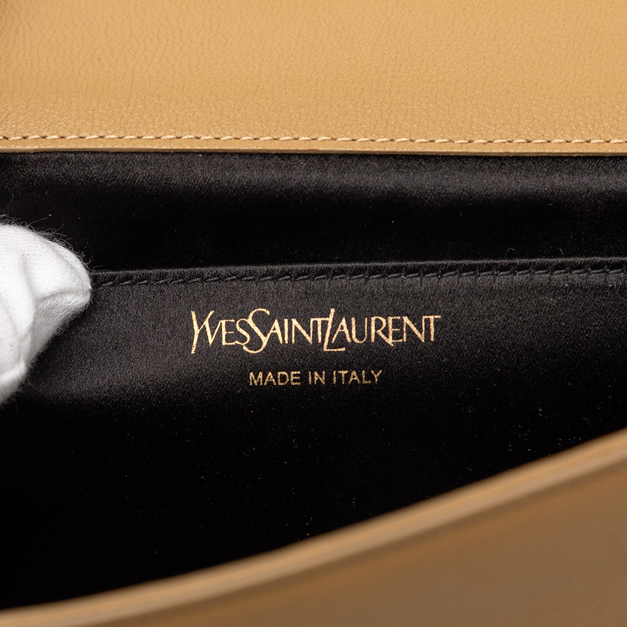 Large Calfskin Monogram Belle De Jour Clutch - Image 5