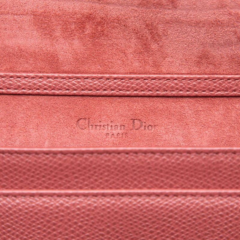 Grained Calfskin Diorama Wallet on Chain - Image 5
