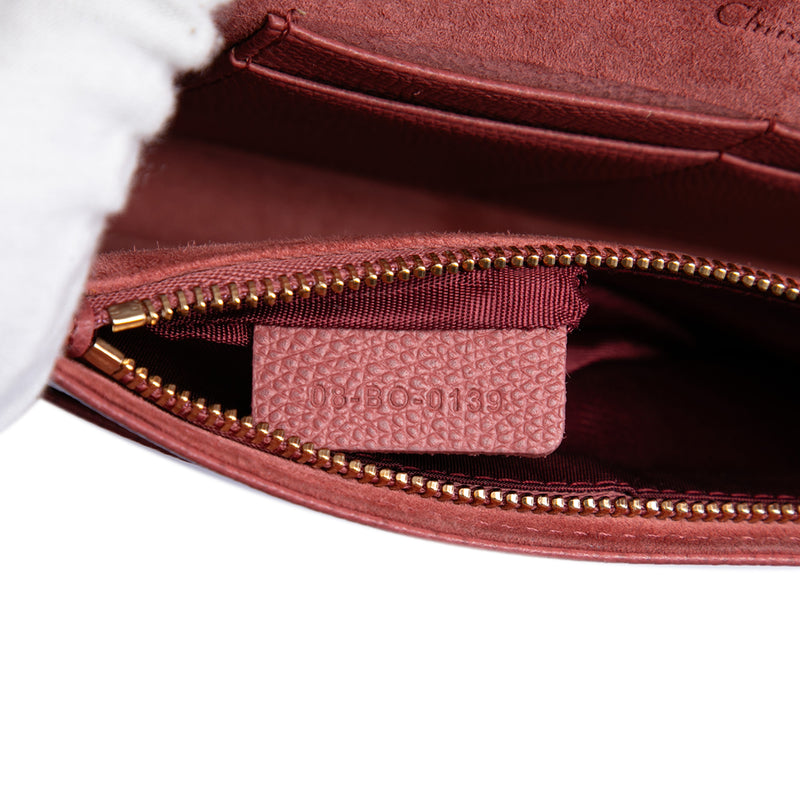 Grained Calfskin Diorama Wallet on Chain - Image 6