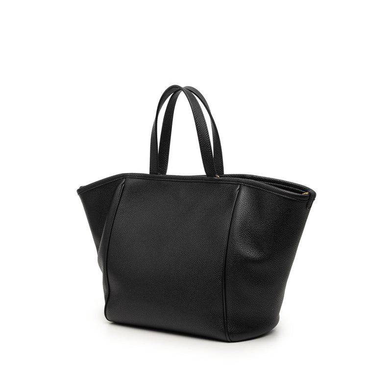 Small Grained Calfskin Folded Cabas Tote - Image 2
